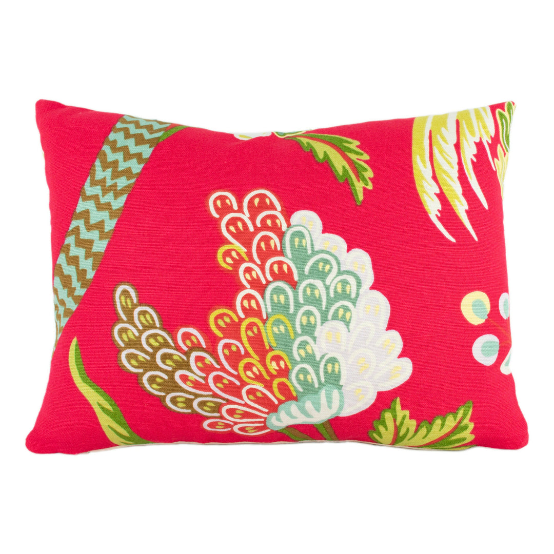 Thibaut - Janta Bazaar - Red - Cushion Cover Pillow Throw Designer Home Decor.