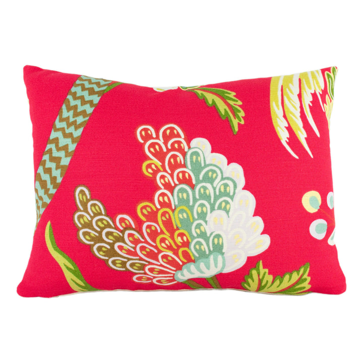 Thibaut - Janta Bazaar - Red - Cushion Cover Pillow Throw Designer Home Decor.