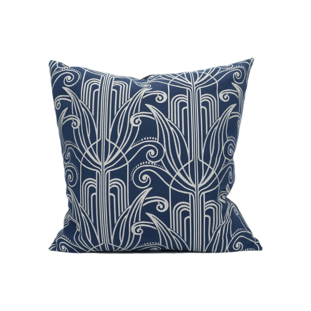 Iliv - Arcadia - Blueprint - Stunning Art Deco Inspired Cushion Cover - Handmade Throw Pillow - Designer Home Décor.