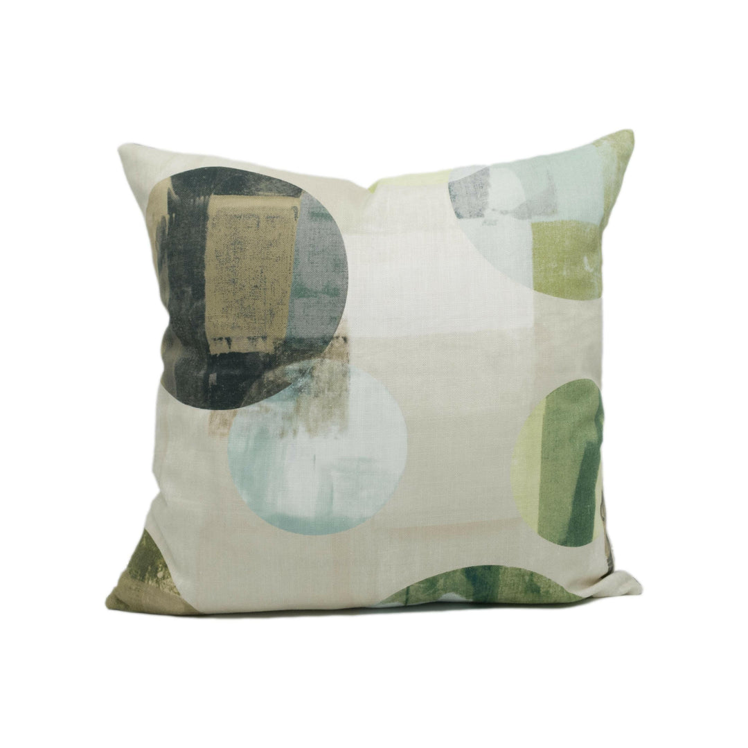 Harlequin - Rondure - Emerald / Linden / Topaz - Modern Soft Abstract Cushion Cover - Handmade Throw Pillow - Designer Home Décor.