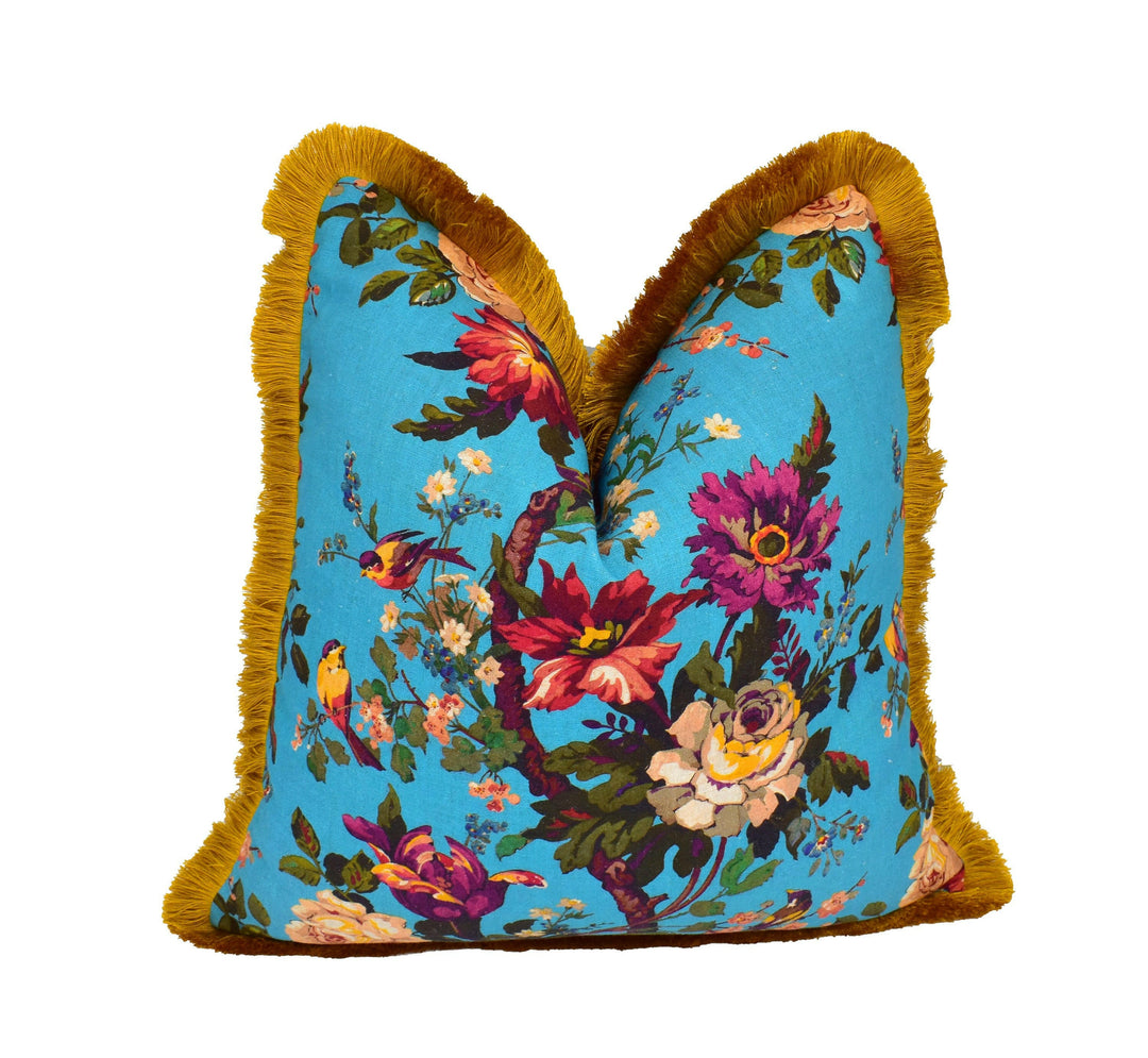 Liberty - Lady Kristina - Parasol - Handmade Cushion Cover Stunning Throw Pillow Designer Home Décor.