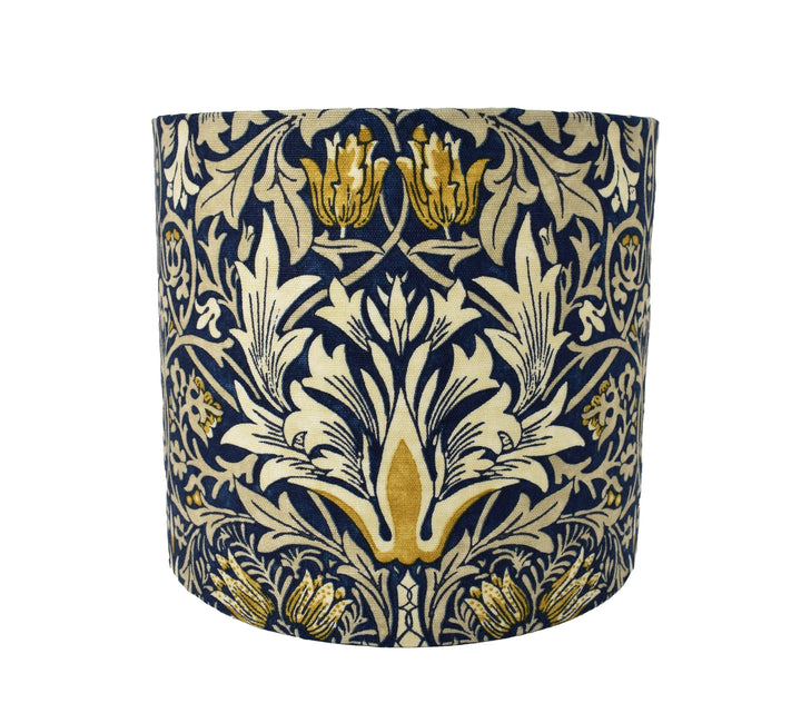 William Morris - Snakeshead - Indigo / Hemp - Lampshade Stunning Handmade.