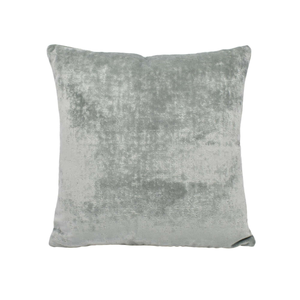 Zoffany - Curzon - Silver - Opulent Plush Jacquard Velvet Cushion Cover - Luxury Throw Pillow - Handmade Home Décor - Scatter Sofa Cushion.
