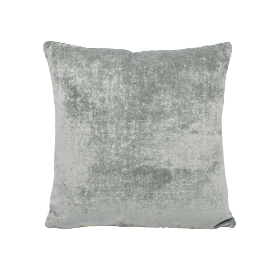 Zoffany - Curzon - Silver - Opulent Plush Jacquard Velvet Cushion Cover - Luxury Throw Pillow - Handmade Home Décor - Scatter Sofa Cushion.