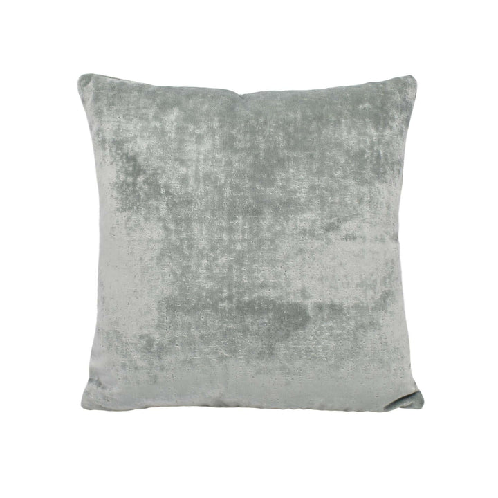 Zoffany - Curzon - Silver - Opulent Plush Jacquard Velvet Cushion Cover - Luxury Throw Pillow - Handmade Home Décor - Scatter Sofa Cushion.
