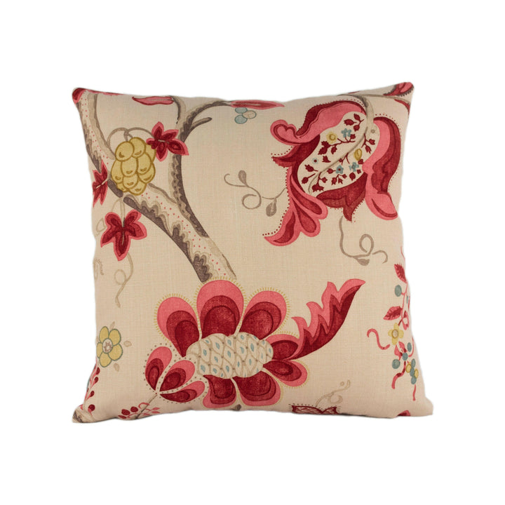 Sanderson - Roslyn - Berry / Slate - Stunning Designer Cushion Cover Home Décor Throw Pillow.