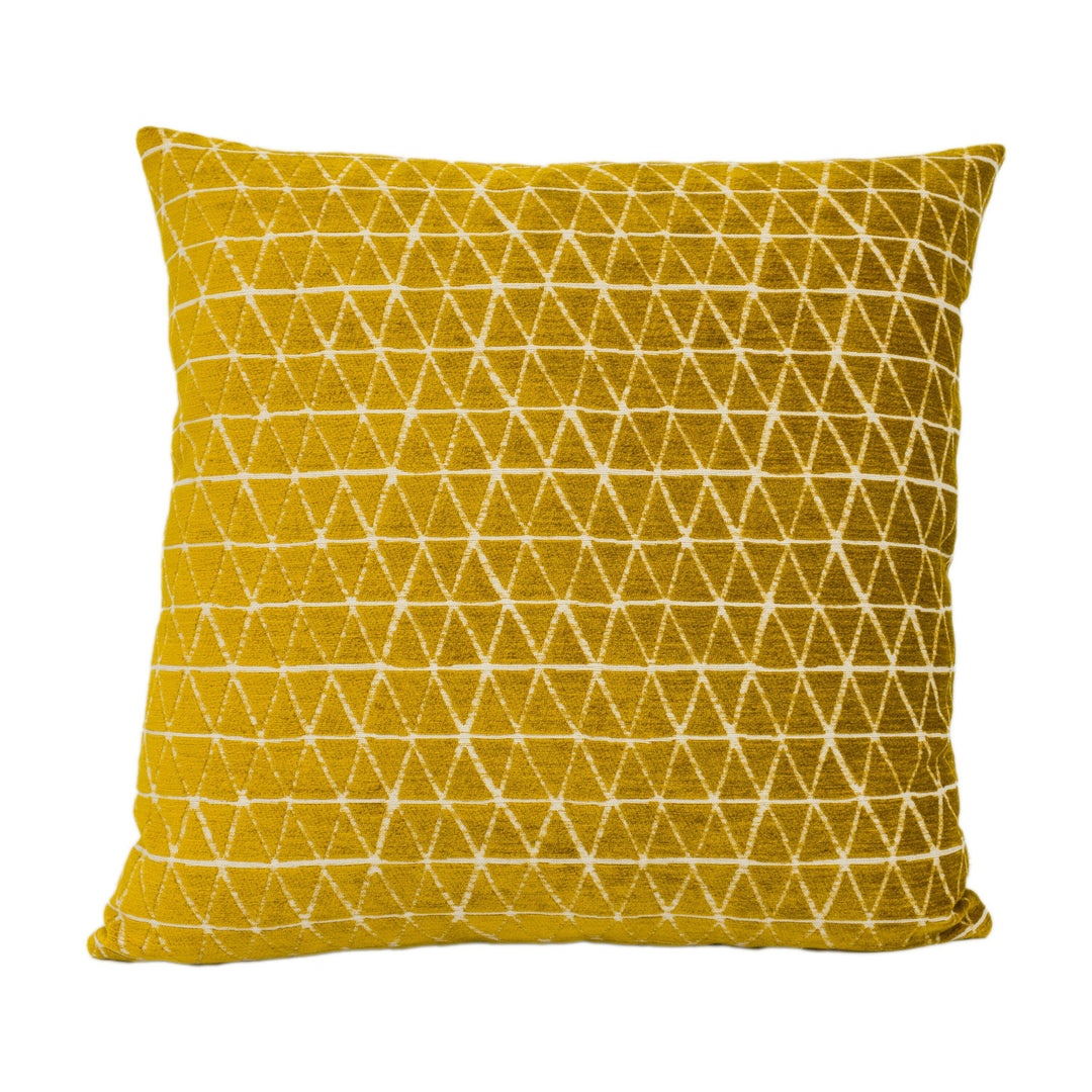 Scion - Miyu - Ochre / Jasmine - Stunning Modern Cushion Cover Soft Handmade Throw Pillow Designer Home Décor.