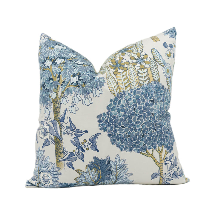 Manuel Canovas - Verdrel - Indigo - Designer Home Décor Stunning Throw Pillow Cushion Cover.