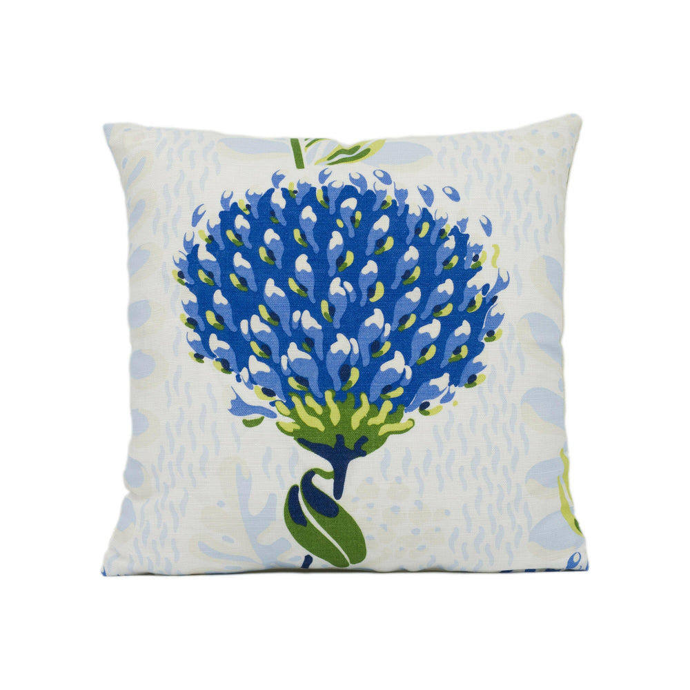 Thibaut - Tiverton - Blue and Green - Stunning Cushion Cover Pillow Throw Designer Home Décor.