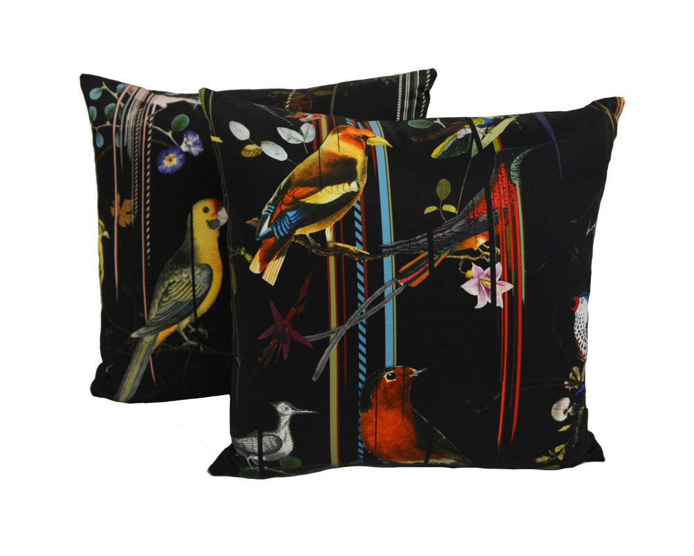 Designers Guild / Christian Lacroix - Birds Sinfonia - Crepuscule - Stunning Cushion Cover Throw Pillow Designer Home Decor.