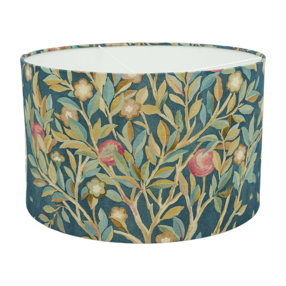 William Morris - Melsetter - Indigo - Lampshade - Ceiling Light -  Elegant Classic Bird Design Handmade Designer Home Décor.