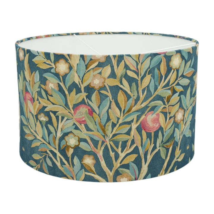 William Morris - Melsetter - Indigo - Lampshade - Ceiling Light -  Elegant Classic Bird Design Handmade Designer Home Décor.