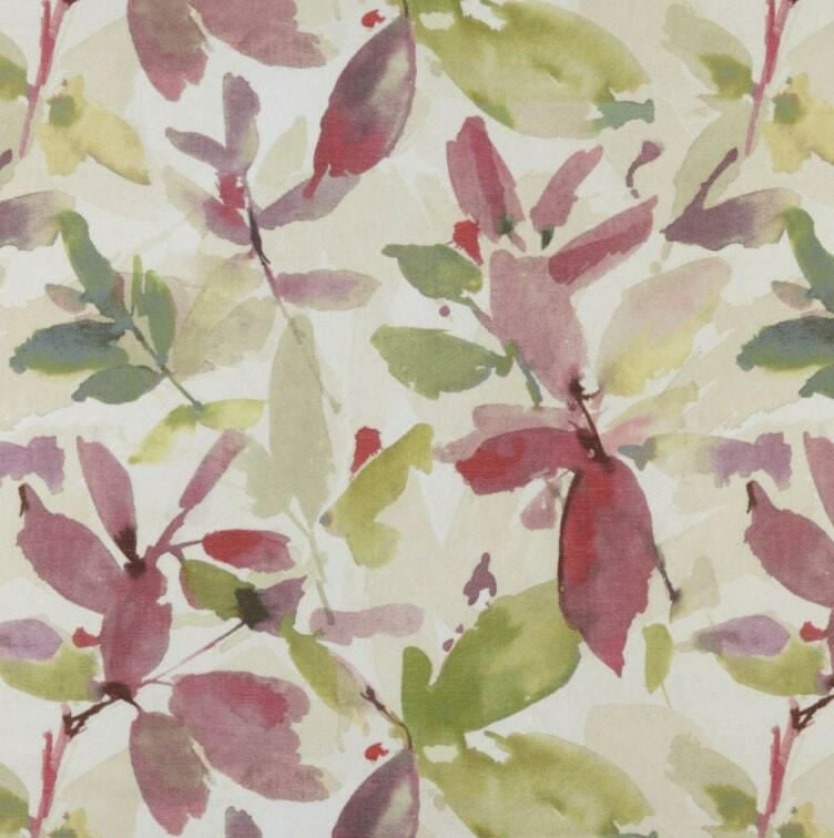 Prestigious - Azzuro - Antique - Abstract Faux Suede Floral Cushion Cover - Handmade Throw Pillow Designer Home Decor.