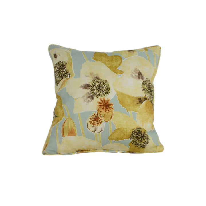 Sanderson - Embleton - Sienna / Dove - Self Piped Cushion Cover Throw Pillow Designer Home Decor.