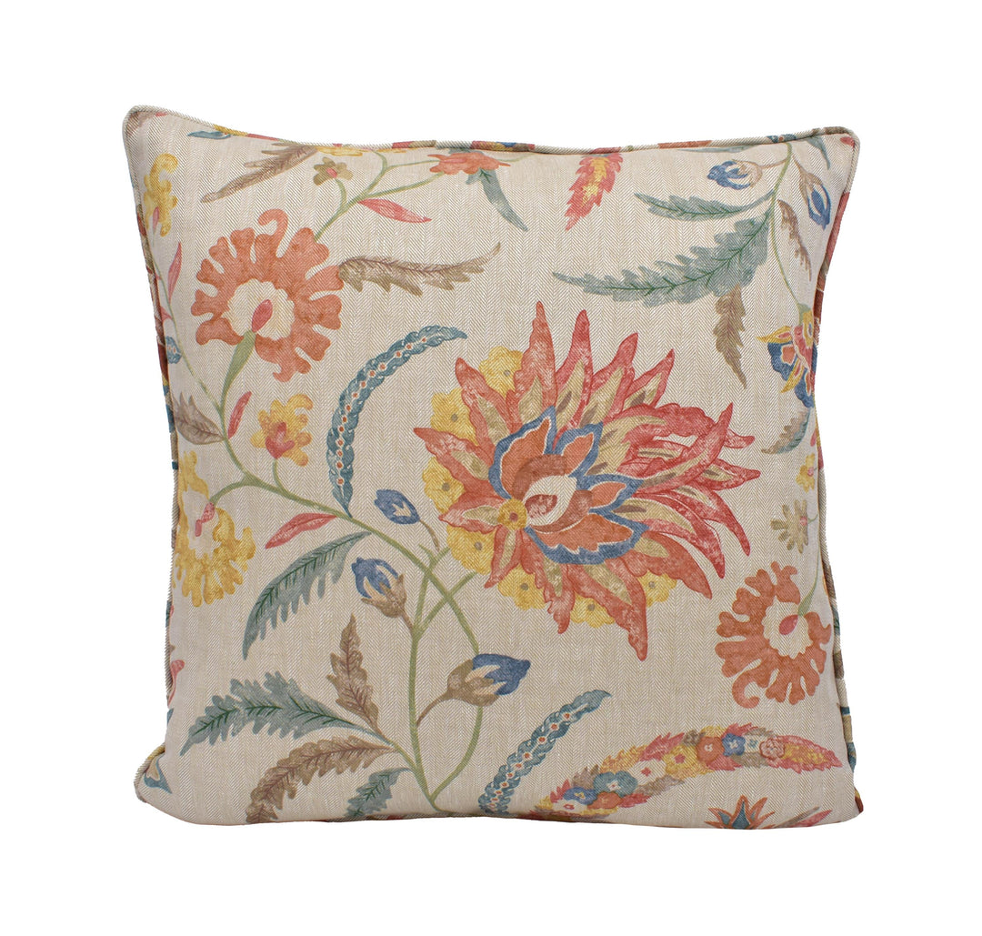 Colefax and Fowler - Campion - Red / Sand - Turkish Inspired Floral