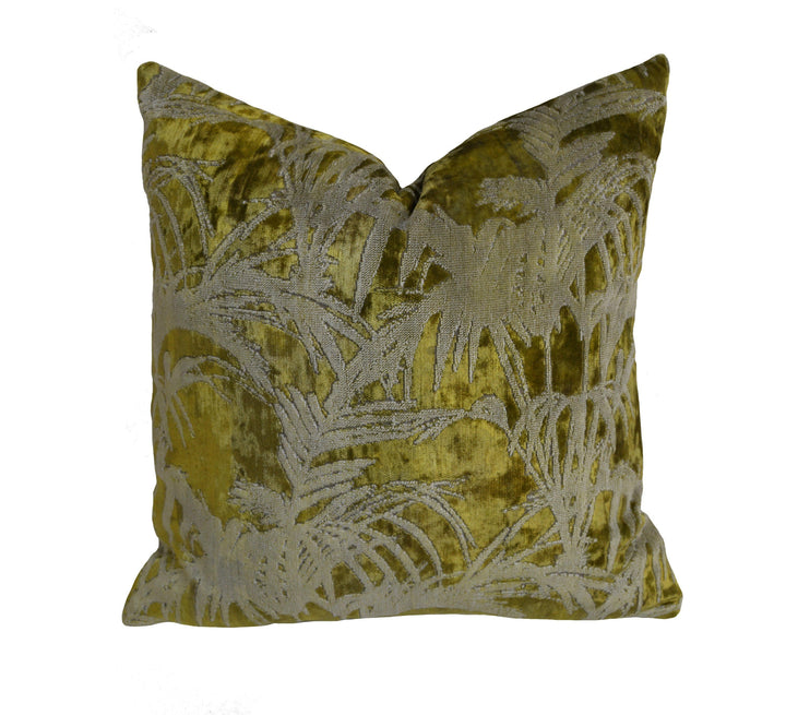 Clarke &amp; Clarke - Tropicale - Citron - Stunning Velvet Cushion Cover Throw Pillow Designer Home Decor.