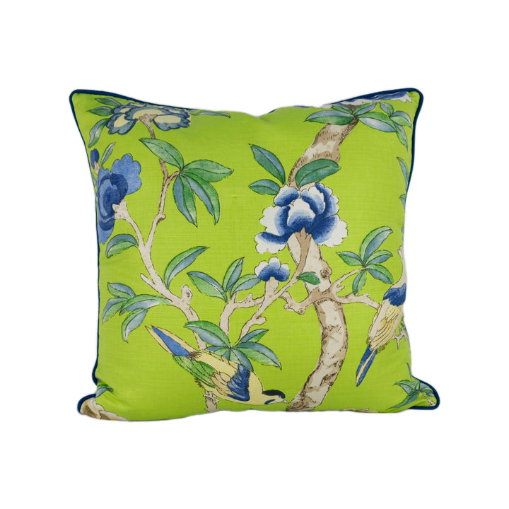 Thibaut - Giselle - Green - Cushion Cover Throw Pillow Designer Home Decor.