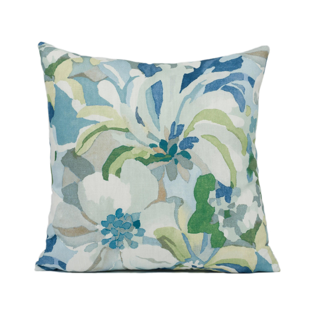 Jane Churchill Hot House Teal / Blue - Punchy Abstract Floral