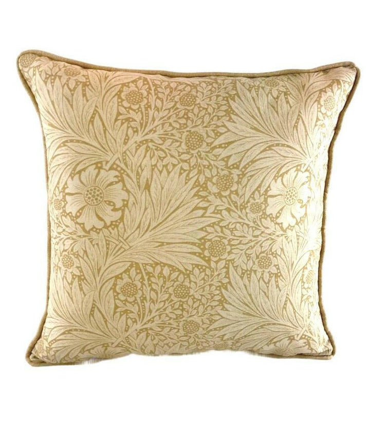 William Morris - Marigold - Lichen / Cowslip - Cushion Cover Throw Pillow Designer Home Decor.