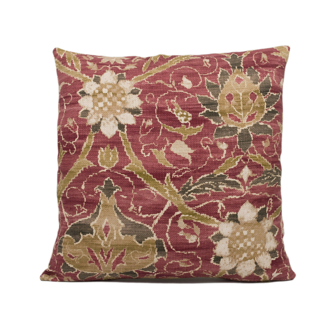 William Morris - Montreal - Russet - Classic English Handmade Cushion Cover Throw Pillow Designer Home Décor.