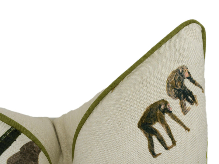 Andrew Martin - Noah - Multi - Piped Stunning Cushion Cover - Designer Throw Pillow Luxury Handmade Deoc.