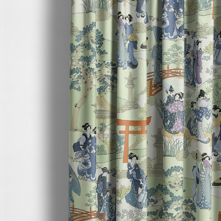 Manuel canovas geishas indigo curtains made to measure drapes designer home decor.