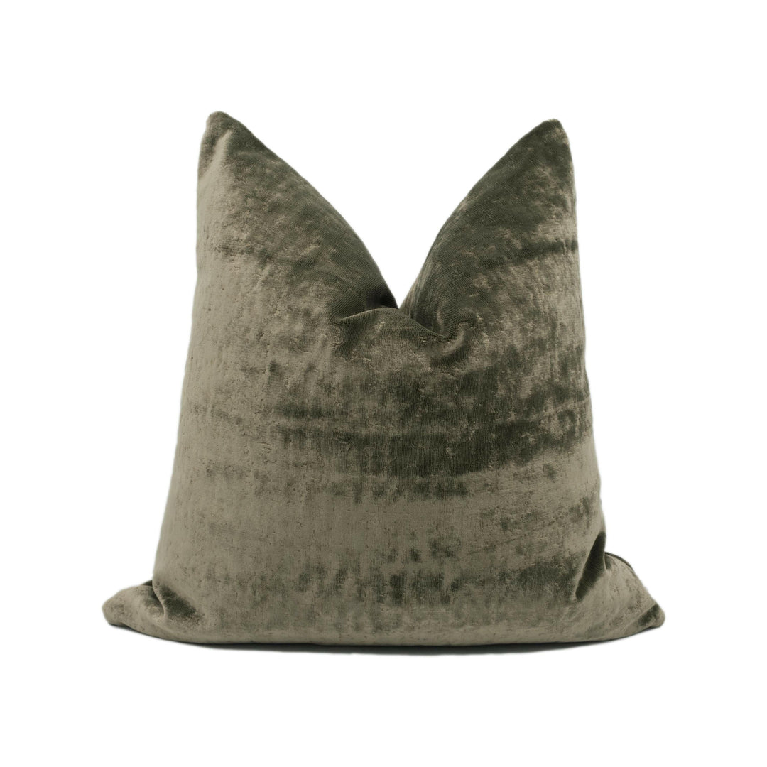 Zoffany - Curzon - Mole - Opulent Plush Velvet Cushion Cover - Handmade Throw Pillow - Designer Home Décor.