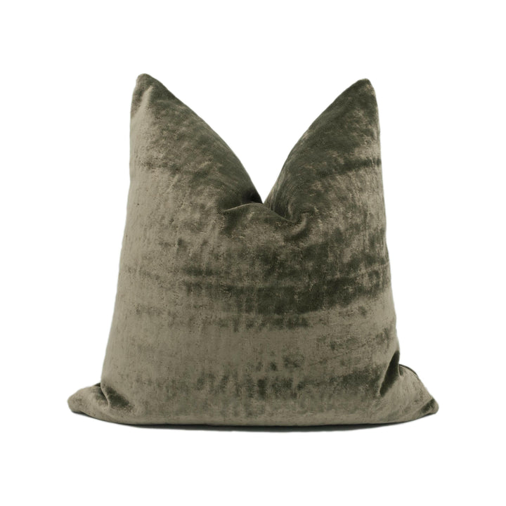 Zoffany - Curzon - Mole - Opulent Plush Velvet Cushion Cover - Handmade Throw Pillow - Designer Home Décor.