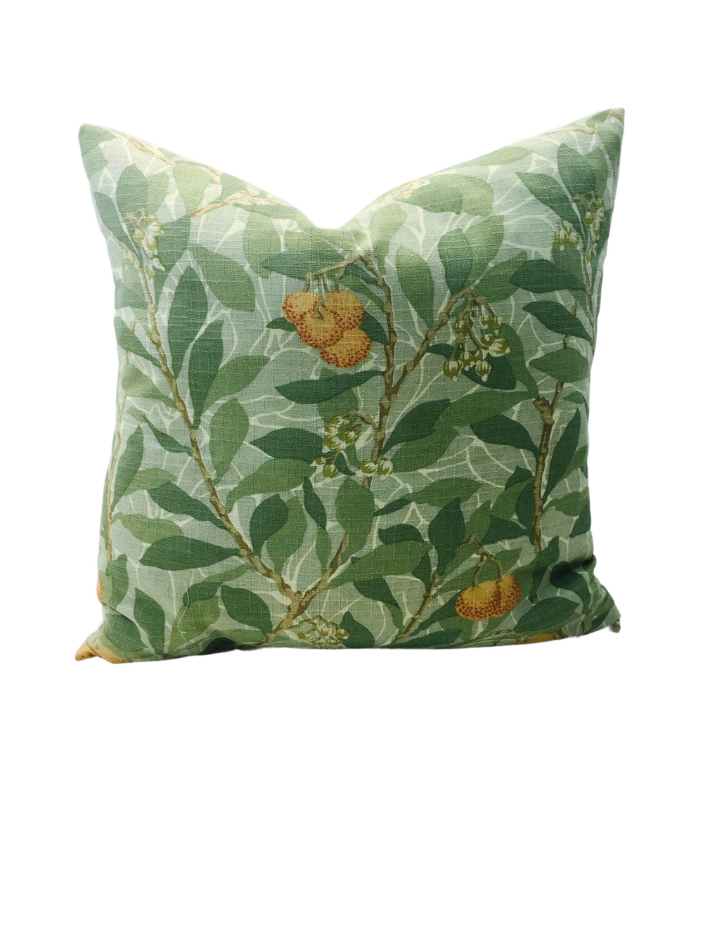William Morris - Arbutus - Green - Cushion Cover Throw Pillow Designer Home Decor.