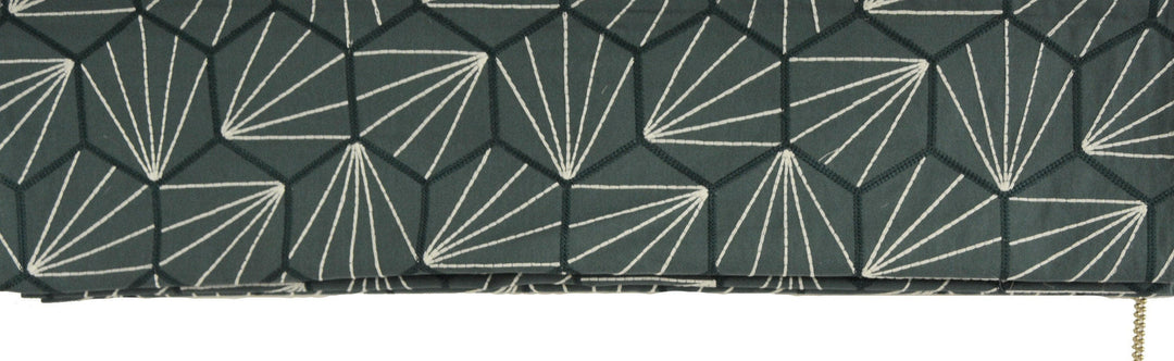 Scion - Aikyo - Teal - Made To Measure Professionally Made Roman Blind.