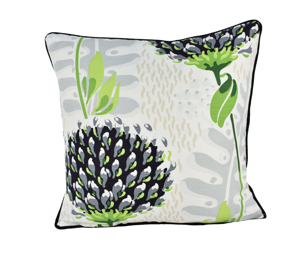 Thibaut Tiverton Black Cushion Cover Pillow Throw Designer Home Decor.