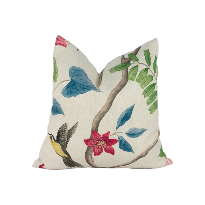 Sanderson - Clementine - Indienne - Cushion Cover Throw Pillow Stunning Designer Home Decor.