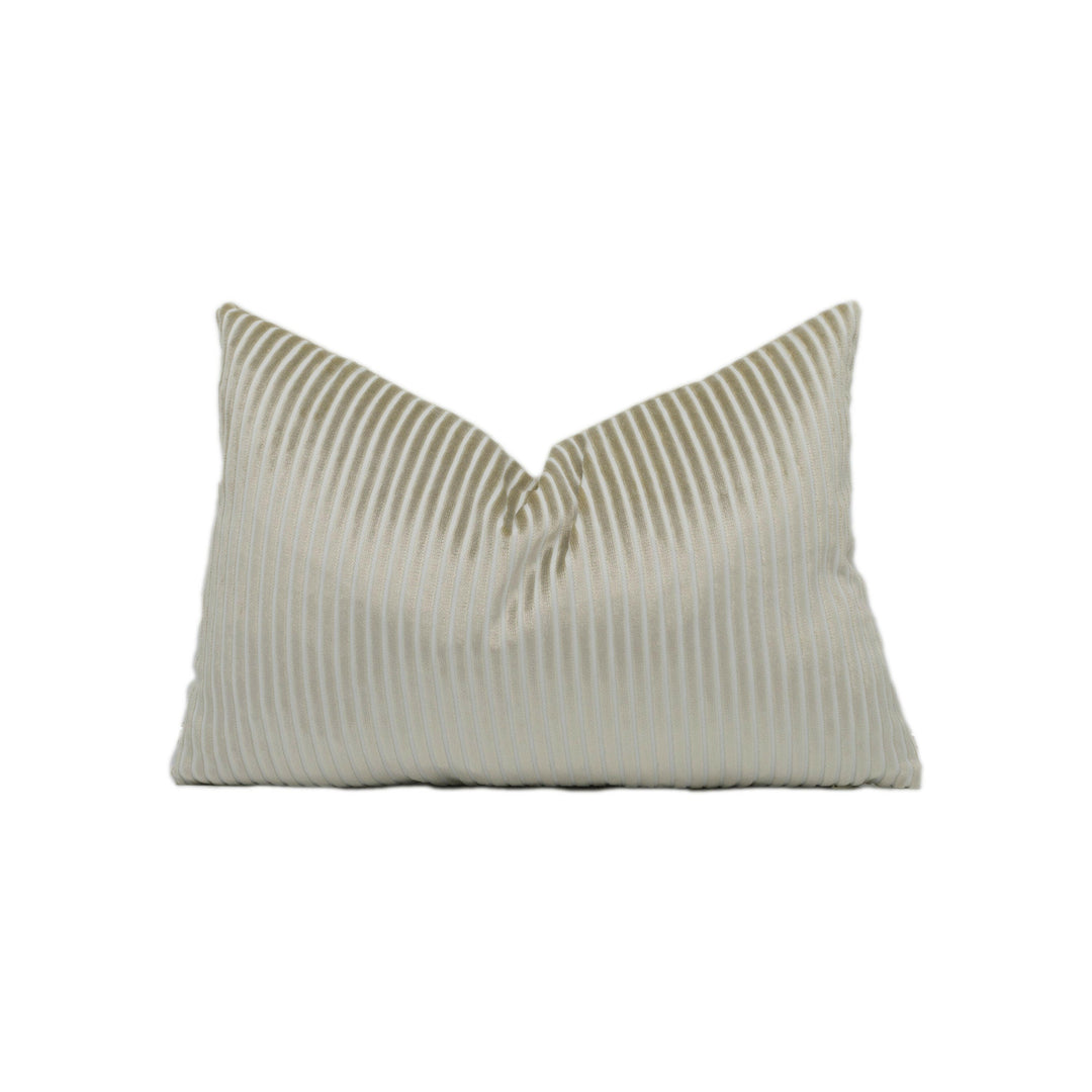 Kobe - Gabra - Cream - Stunning Velvet Cushion Cover Handmade Throw Pillow Designer Home Décor.