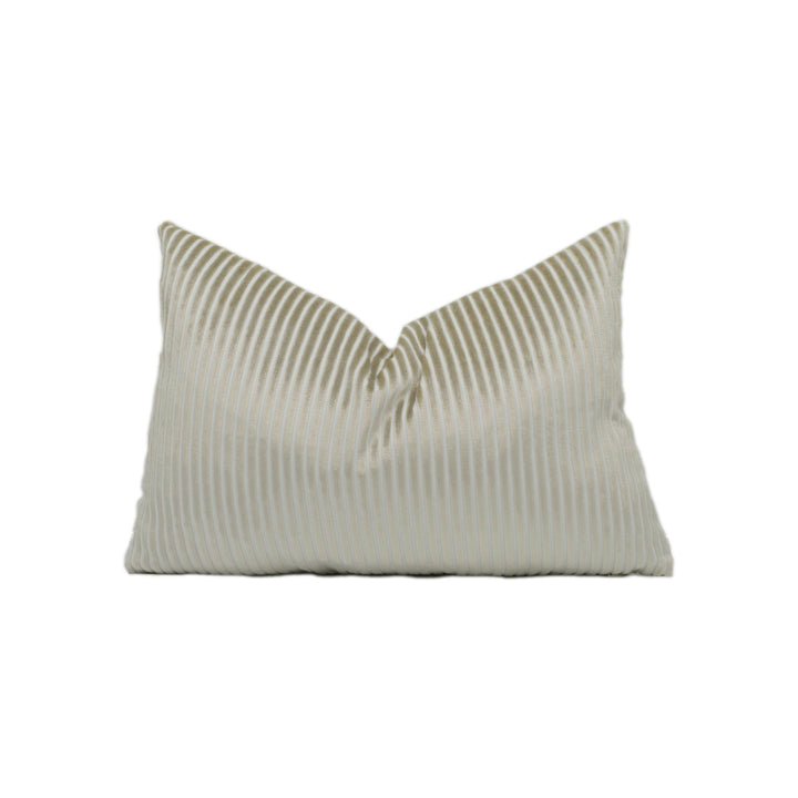 Kobe - Gabra - Cream - Stunning Velvet Cushion Cover Handmade Throw Pillow Designer Home Décor.