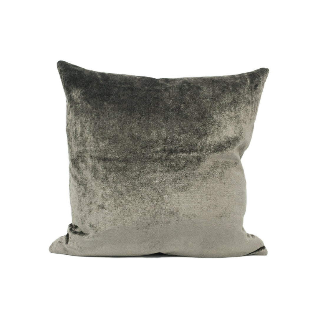 Harlequin - Boutique Velvets - Pewter - Stunning Plush Grey Velvet Cushion Cover - Handmade Throw Pillow - Designer Home Décor.