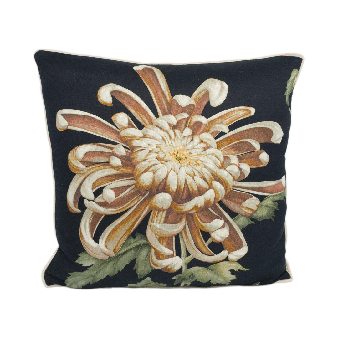 Zoffany - Evelyn - 3 Colourways Available - Rose Quartz / Koi Vine Black / Tigers Eye - Floral Cushion Cover - Handmade Designer Pillow.