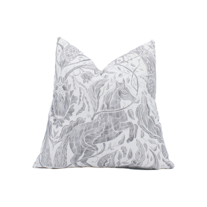Clarke & Clarke x Studio G - Forest Trail - Charcoal - Stunning Designer Cushion Cover Home Decor Throw Pillow