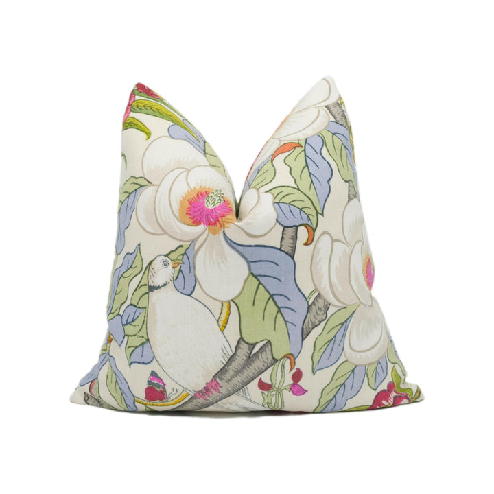 GP & J Baker - Imperial Pheasant - Original - Bold Florals and Birds Cushion Cover - Handmade Throw Pillow - Designer Home Décor.