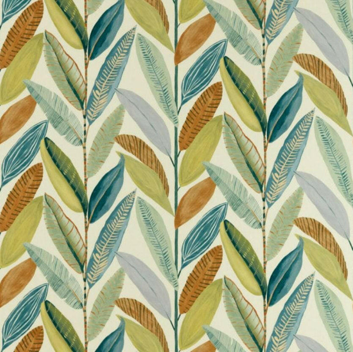 Scion - Hikkaduwa - Spiced Pear  - Painterly Sri Lankan Banana Leaves Cushion Cover - Handmade Throw Pillow - Designer Home Decor.