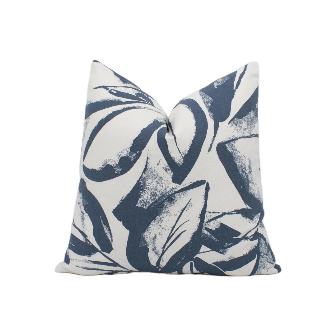 Scion - Padua - Slate - Artistic Botanical Cushion Cover - Handmade Throw Pillow - Designer Scatter Cushion Home Decor.