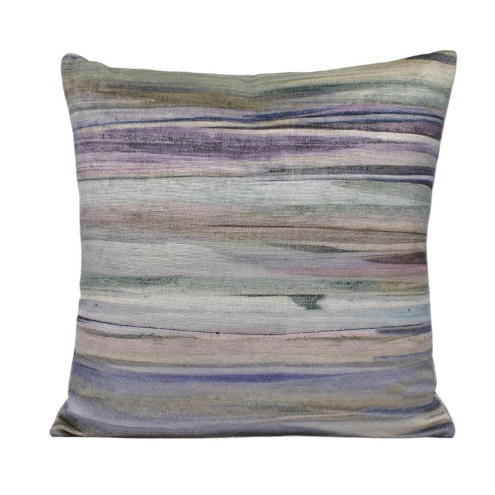 Voyage - Galatea -  Amethyst - Alluring Abstract Dreamscape Designer Velvet Cushion Cover - Luxury Handmade Throw Pillow - Scatter Sofa.
