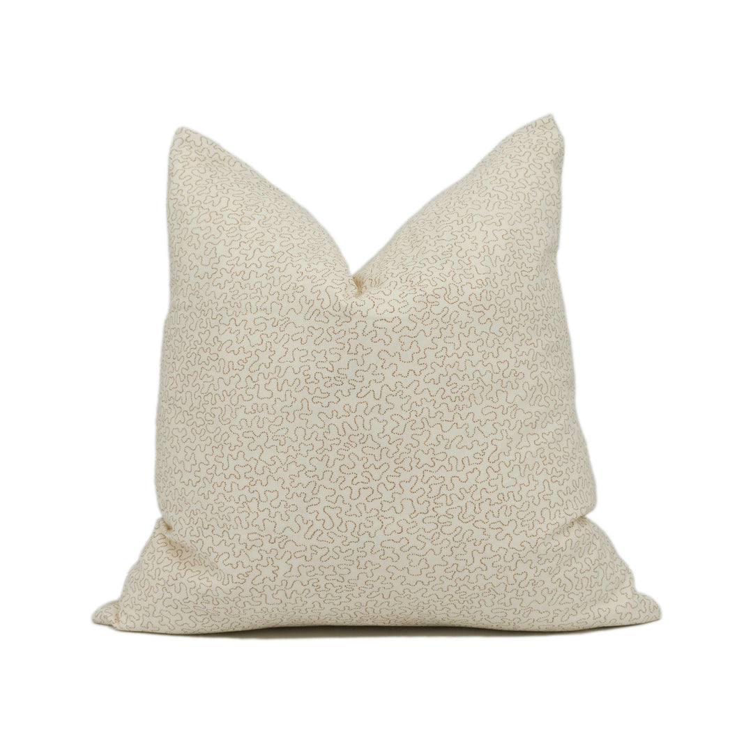 Lee Jofa - Vermicelli Print - Poppy - Stunning Modern Cushion Cover - Handmade Throw Pillow - Designer Home Décor.