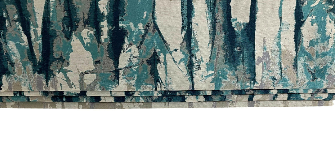 Harlequin - Takara - Teal / Ink - Made To Measure Professionally Made Roman Blind.