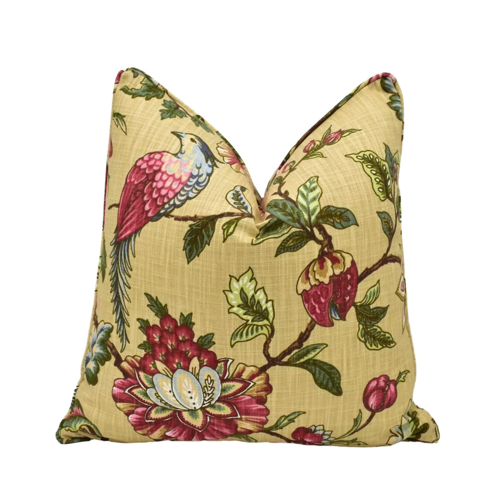 a decorative pillow with a floral pattern.