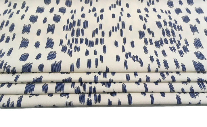 Brunschwig & Fils - Les Touches - Blue Made To Measure Professionally Made Roman Blind.