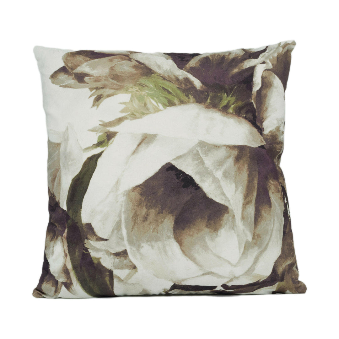 Designers Guild - Sepia Flower - Birch - Sophisticated Sultry Floral Cushion Cover - Handmade Throw Pillow Designer Home Décor.
