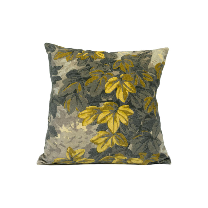 Zoffany - Richmond Park Velvet - Nightfall - Dark Moody Foliage Designer Velvet Cushion Cover - Luxury Throw Pillow - Handmade Home Decor.