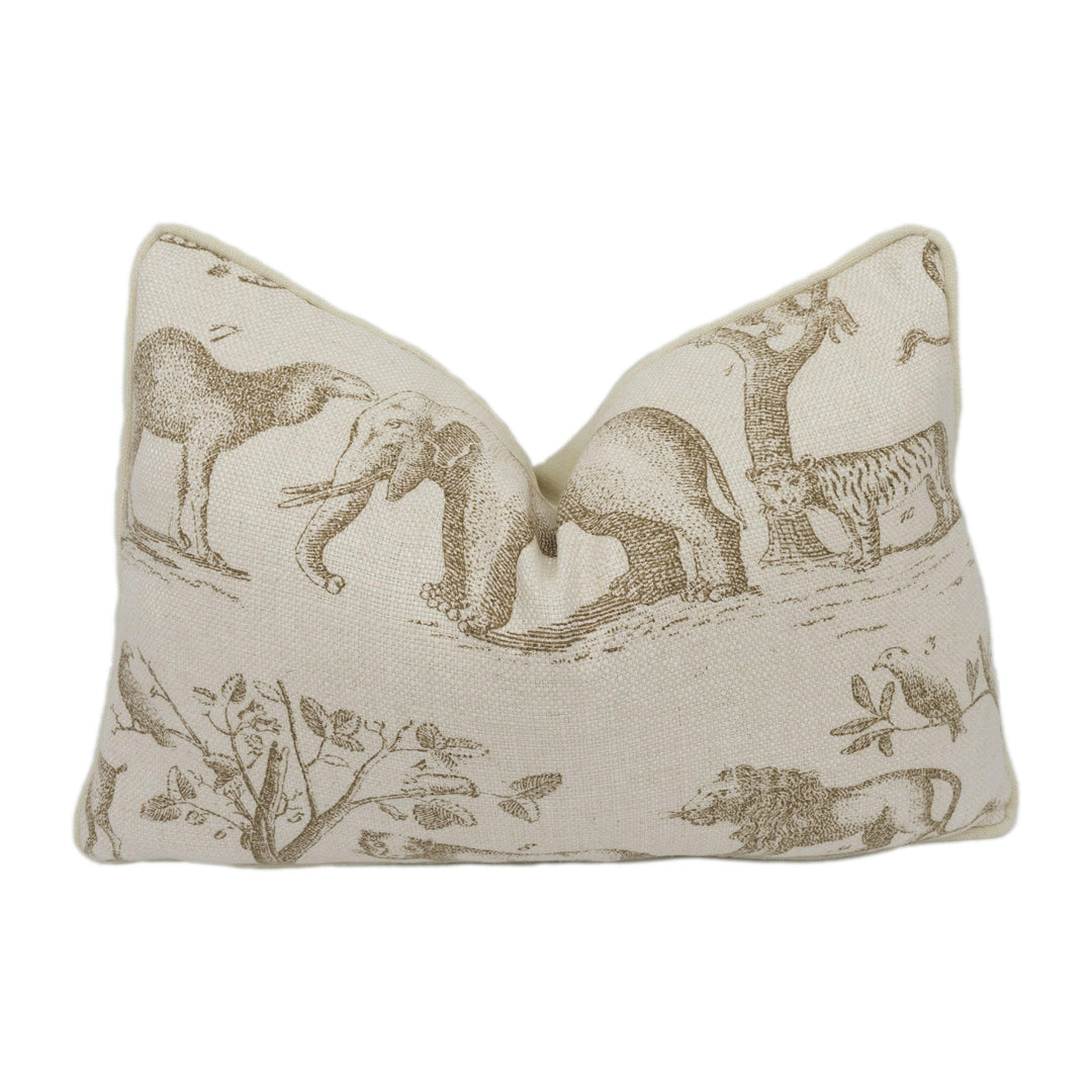 Andrew Martin - Jungle - Linen - Contrast Piped Stunning Cushion Cover Throw Pillow Home Decor.