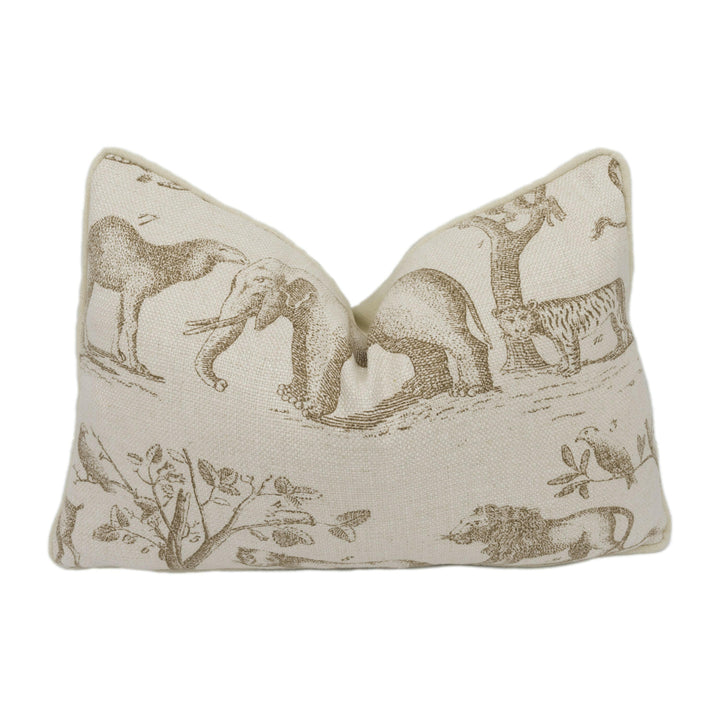 Andrew Martin - Jungle - Linen - Contrast Piped Stunning Cushion Cover Throw Pillow Home Decor.