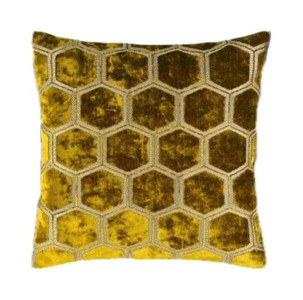 Designers Guild - Manipur - Ochre - Luxury Velvet Cushion Cover Throw Pillow Designer Home Decor.